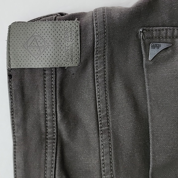 Point Zero Men's Hybrid Sweat Jeans Grey Denim Stretch Size 36 × 34 - Picture 9 of 16